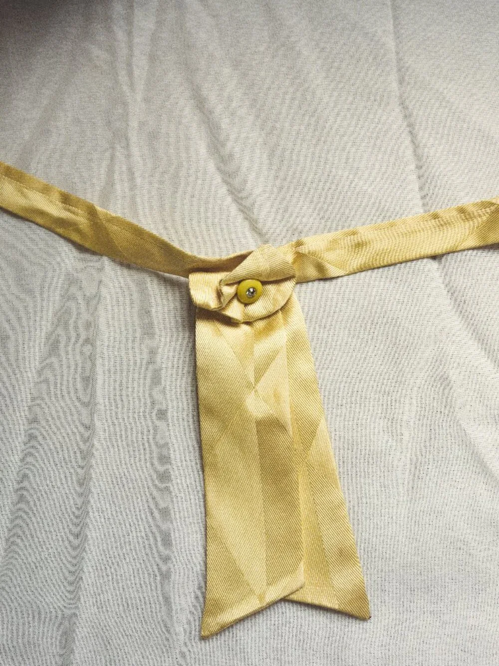 Vintage Silk Bellino Blouse (Yellow) - Picture 7 of 8